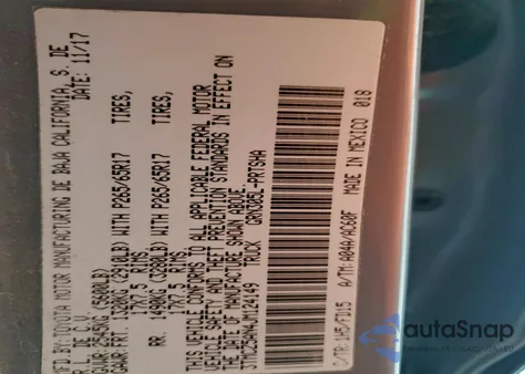 2018 Toyota Tacoma Double Cab from USA, damaged, VIN 3TMCZ5AN4JM124149